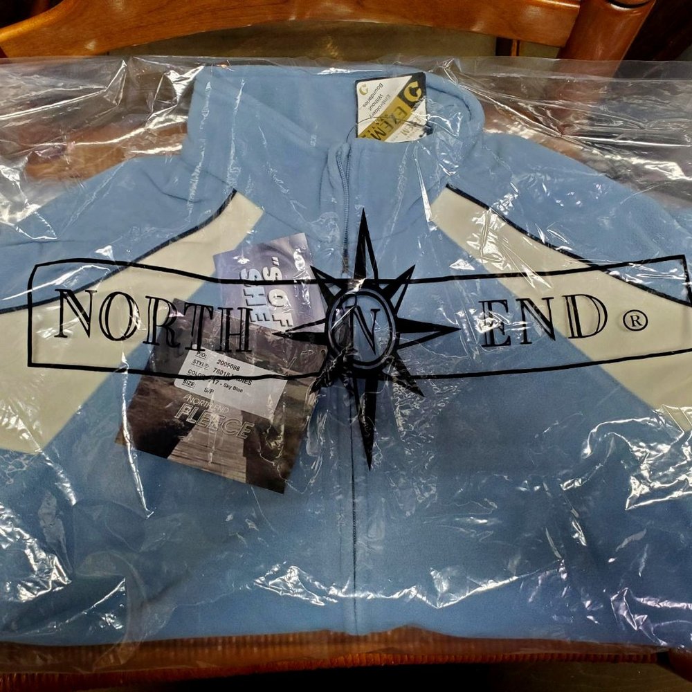 NWT North End Small Fleece Zip up Jacket 2 Pockets